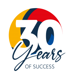 Intercom 30 Years Of Success Logo